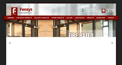 Desktop Screenshot of fensysgroup.com