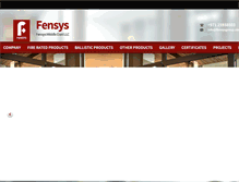 Tablet Screenshot of fensysgroup.com